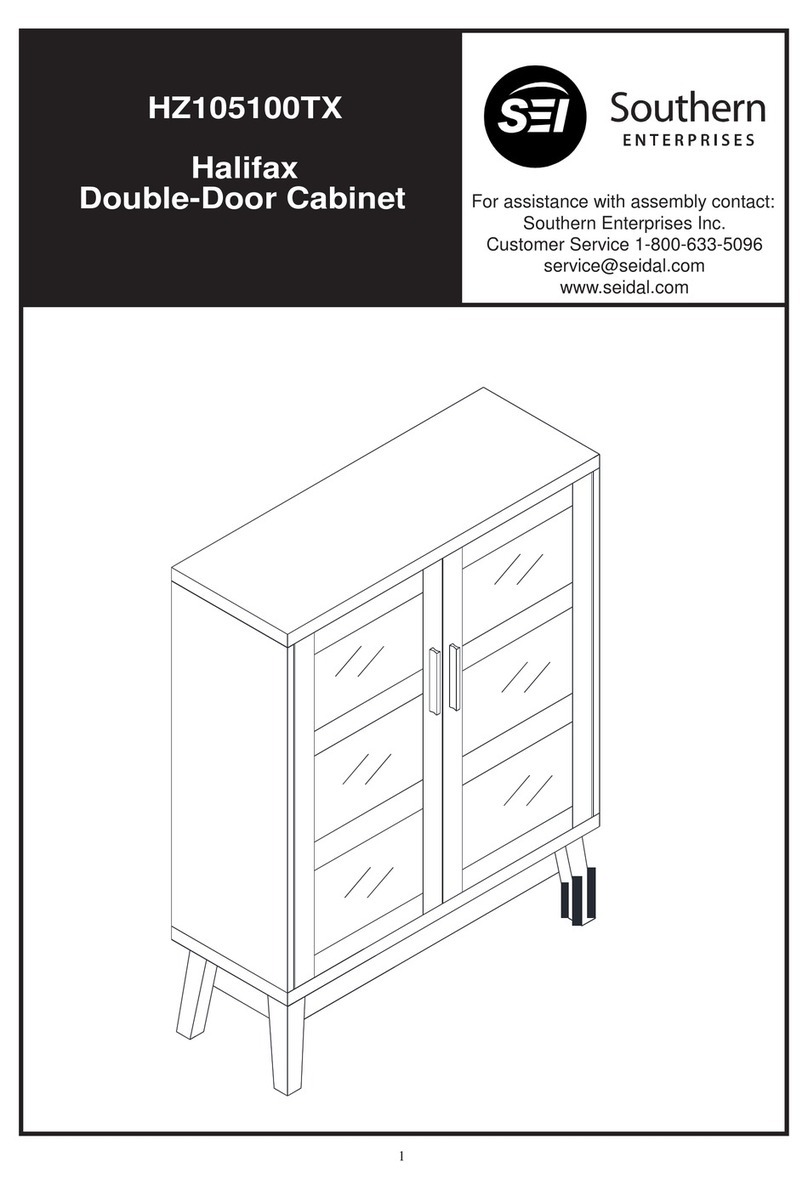 Southern Enterprises HZ105100TX Assembly instructions Southern Enterprises HZ105100TX Assembly instructions
