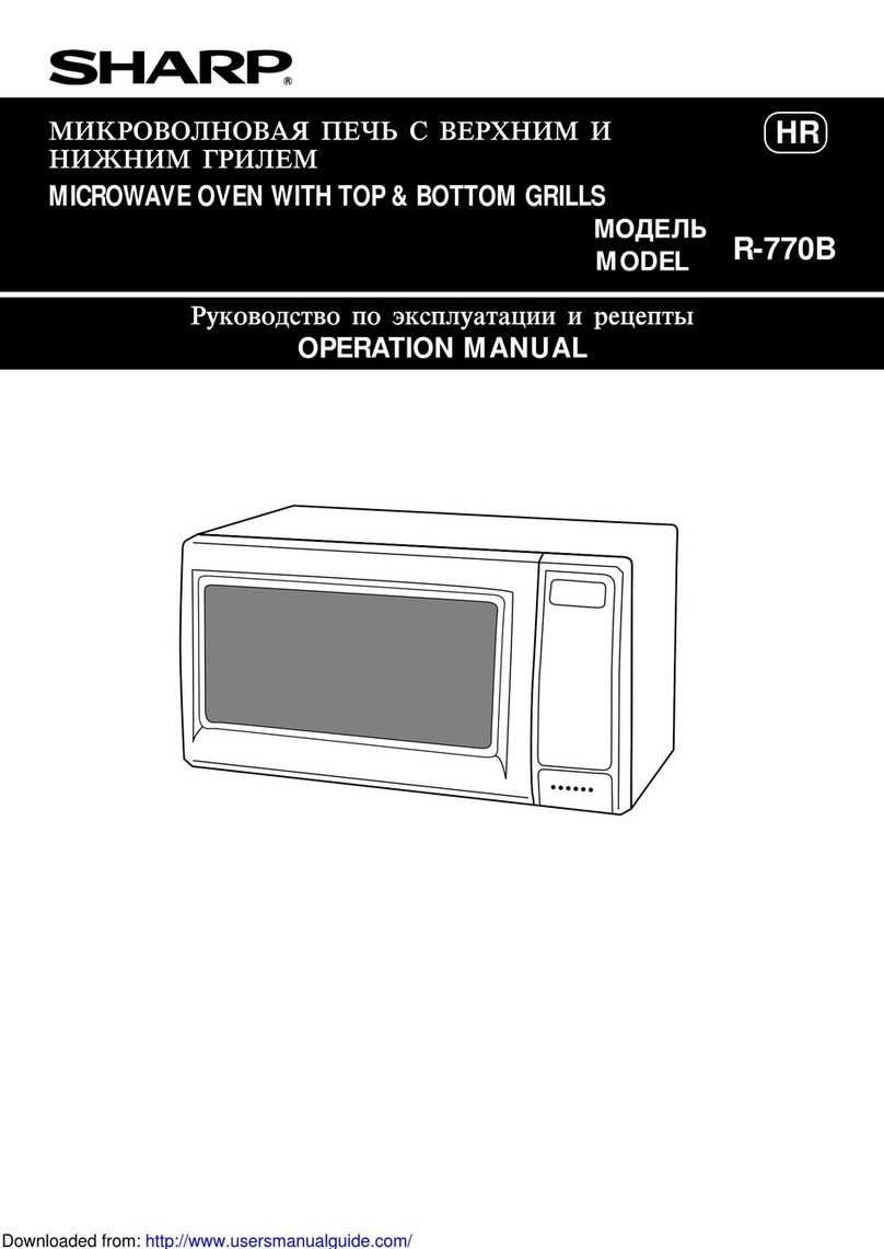 Sharp R-770B User manual