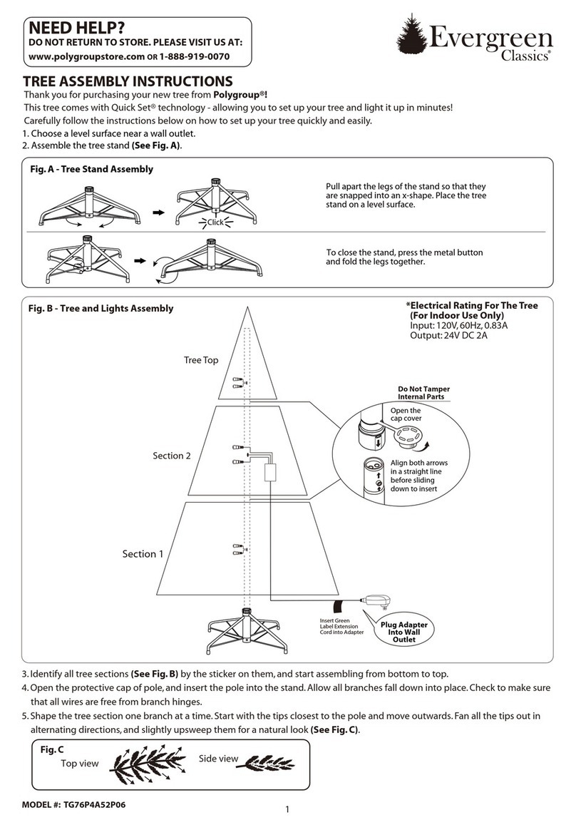 Polygroup Evergreen Classics TG76P4A52P06 Assembly instructions