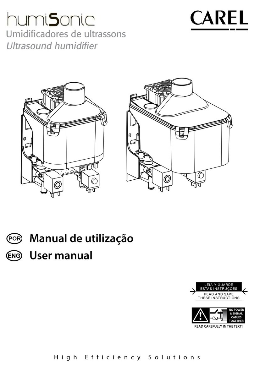 Carel humiSonic UU01F user manual