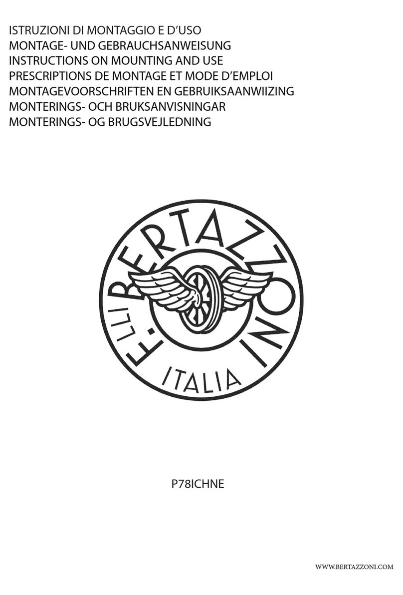 Bertazzoni P78ICHNE Technical manual