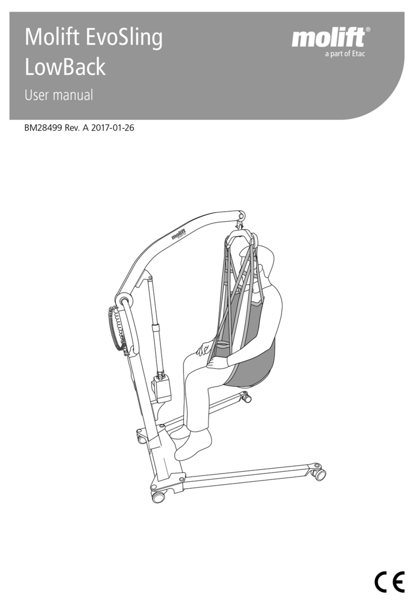 Etac Molift EvoSling LowBack user manual