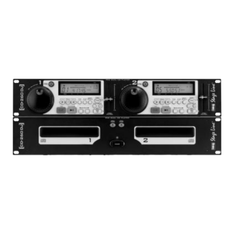Monacor img Stage Line CD-260DJ User manual