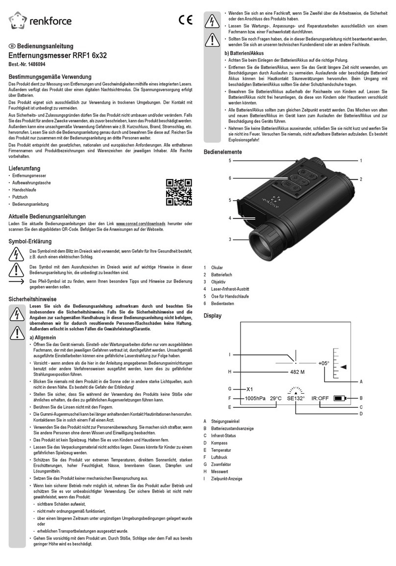 Renkforce RRF1 operating instructions
