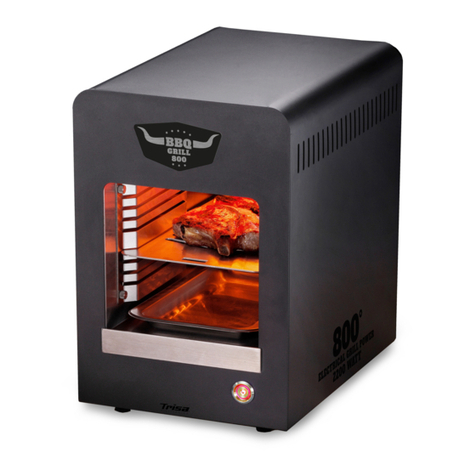 Trisa BBQ Grill 800 User manual Trisa BBQ Grill 800 User manual