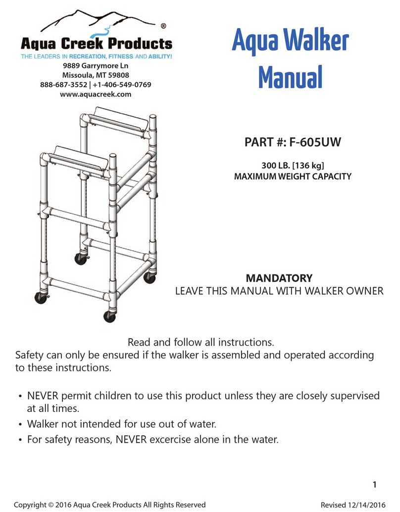 Aqua Creek Products Aqua Walker manual
