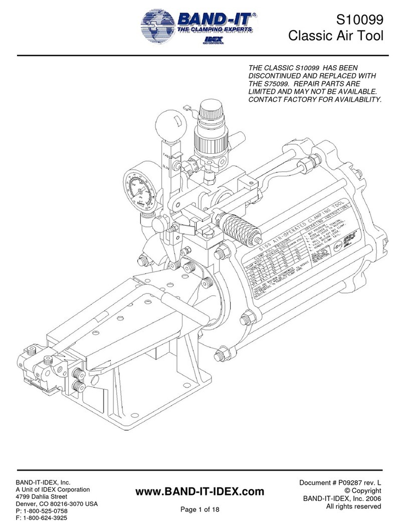 Idex BAND-IT S10099 Operating instructions