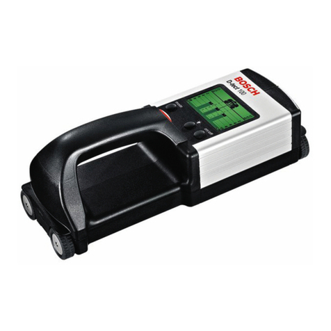 Bosch Professional WALLSCANNER D-TECT 100 quick start guide