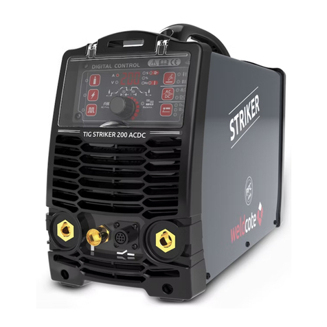 Weldcote TIG STRIKER 200 AC Quick guide manual