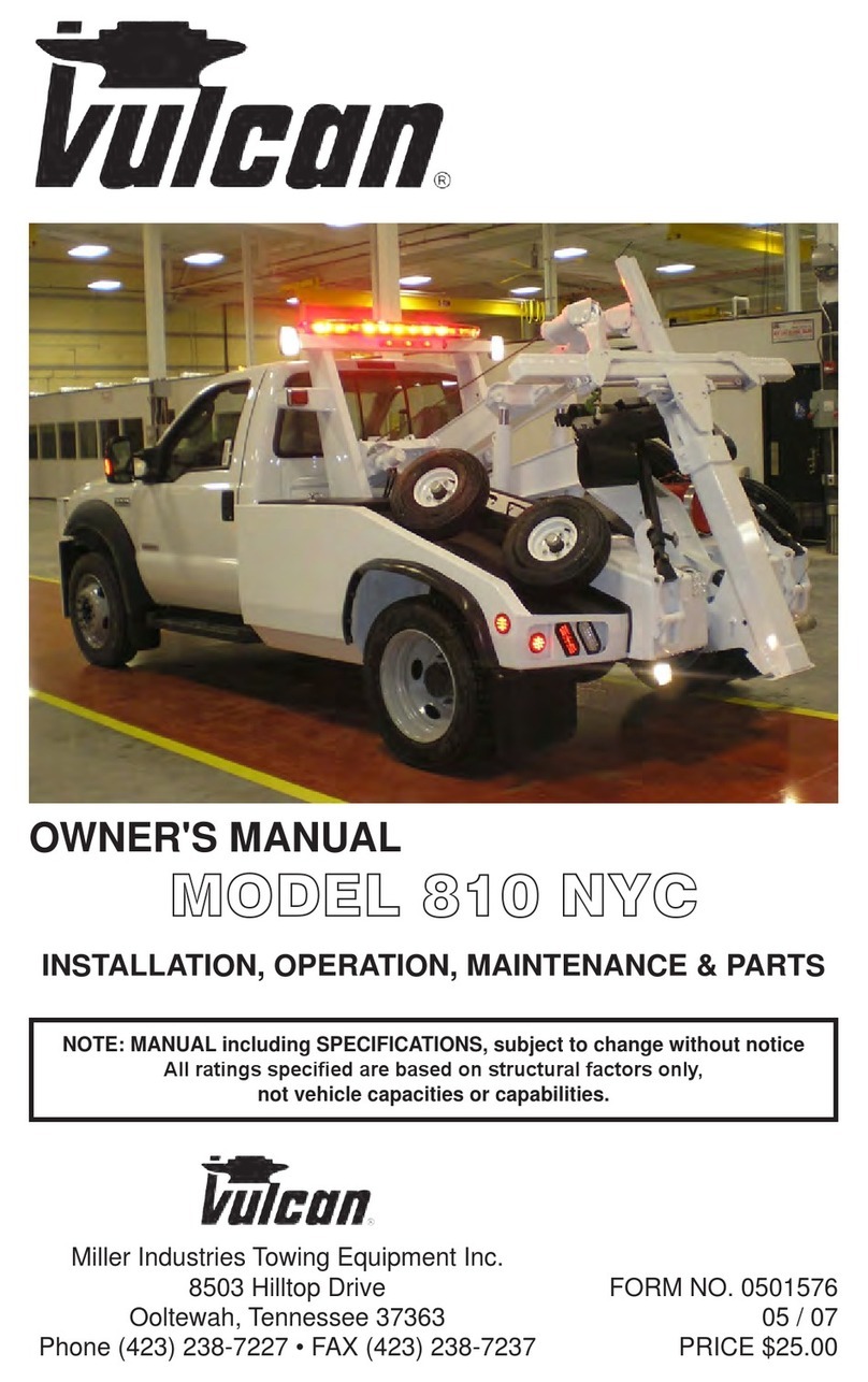 Miller Vulcan 810 NYC owner's manual