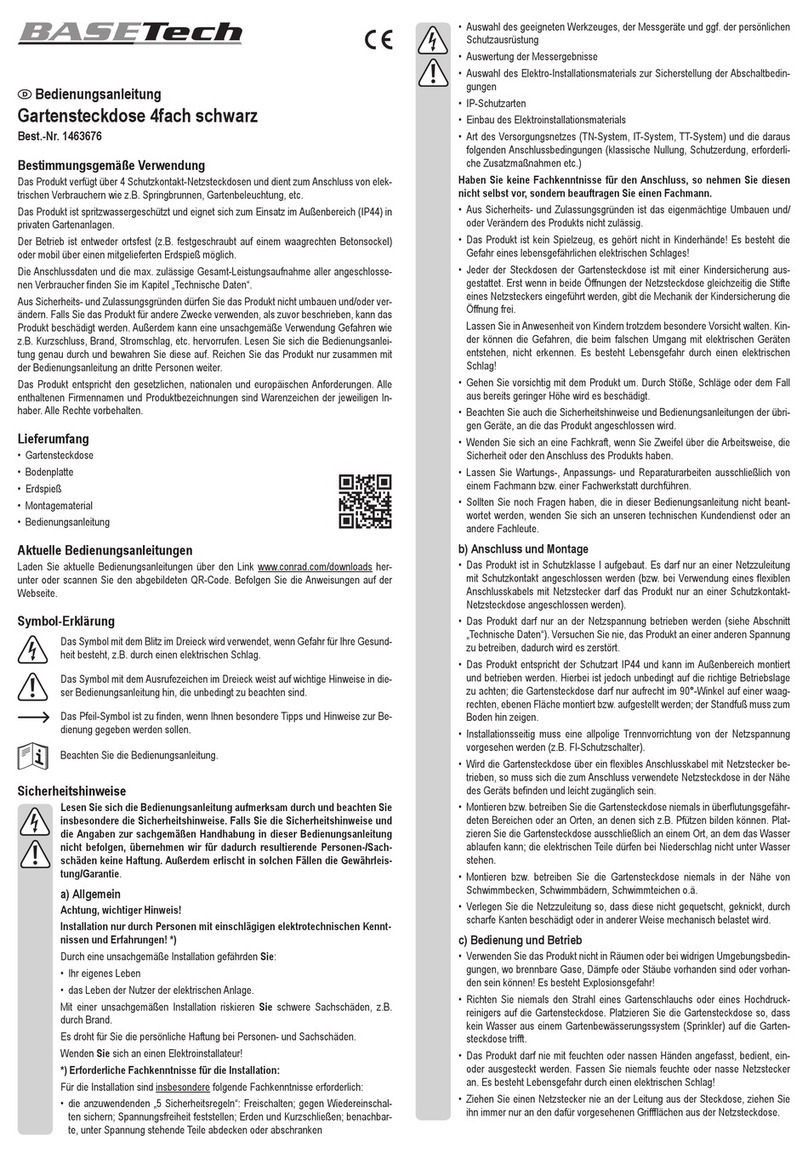 BASETech 1463676 operating instructions
