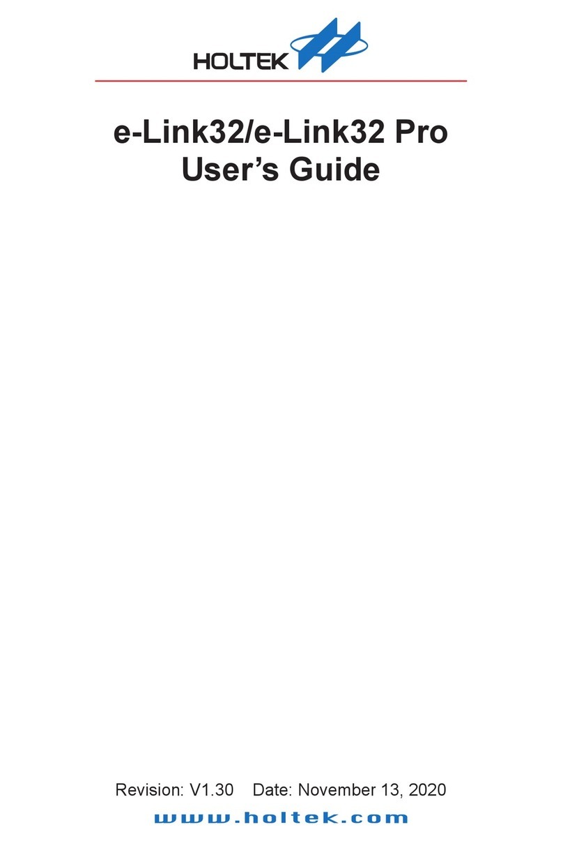 Holtek e-Link32 user guide
