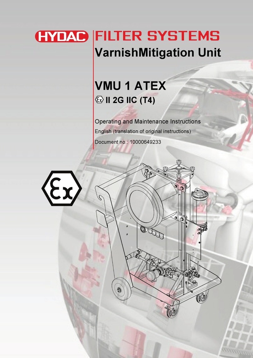 Hydac VMU Series Operating and maintenance instructions Hydac VMU Series Operating and maintenance instructions