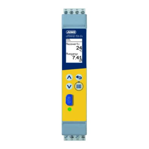 JUMO dTRANS T06 Ex User manual