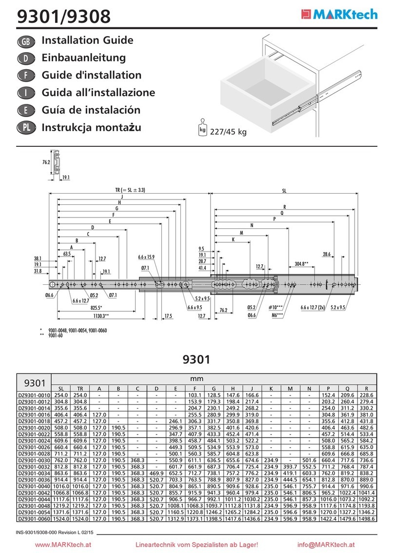 MARKtech 9301 Series User manual