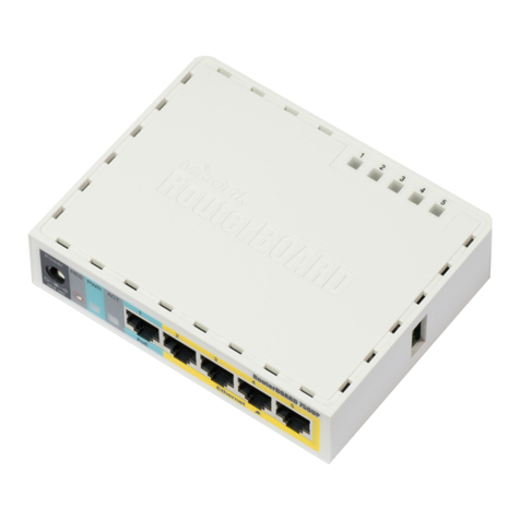 MikroTik RouterBOARD 750UP User manual