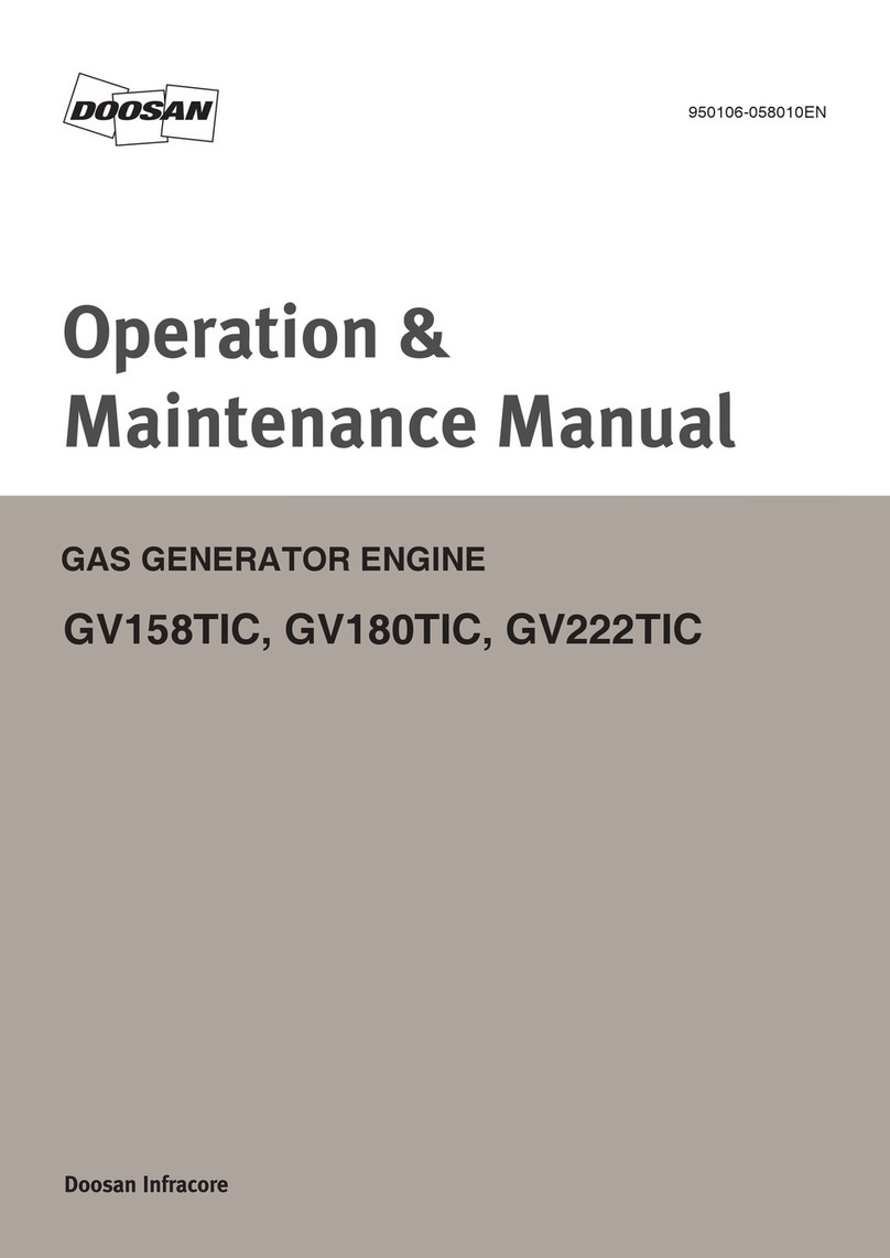 Doosan GV158TIC Operation & maintenance manual