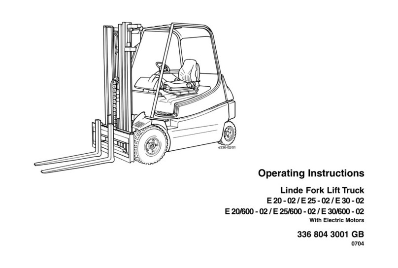 Linde E 20-02 operating instructions