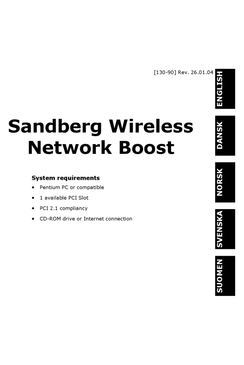 Sandberg 130-90 manual
