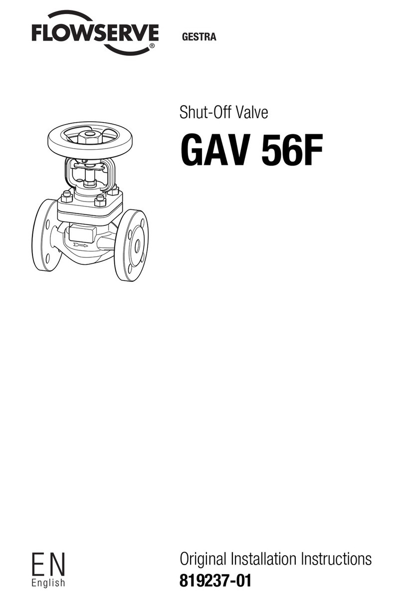 Flowserve Gestra GAV 56F User manual