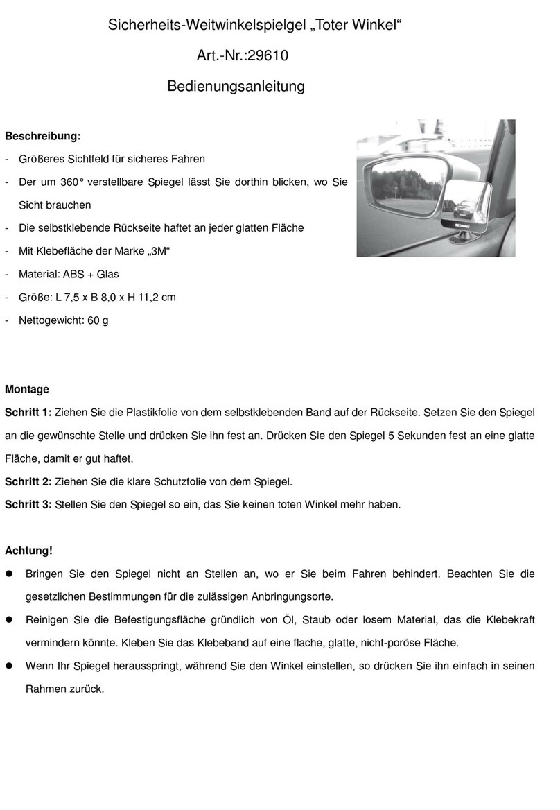 Eurotops Blind spot instruction manual Eurotops Blind spot instruction manual