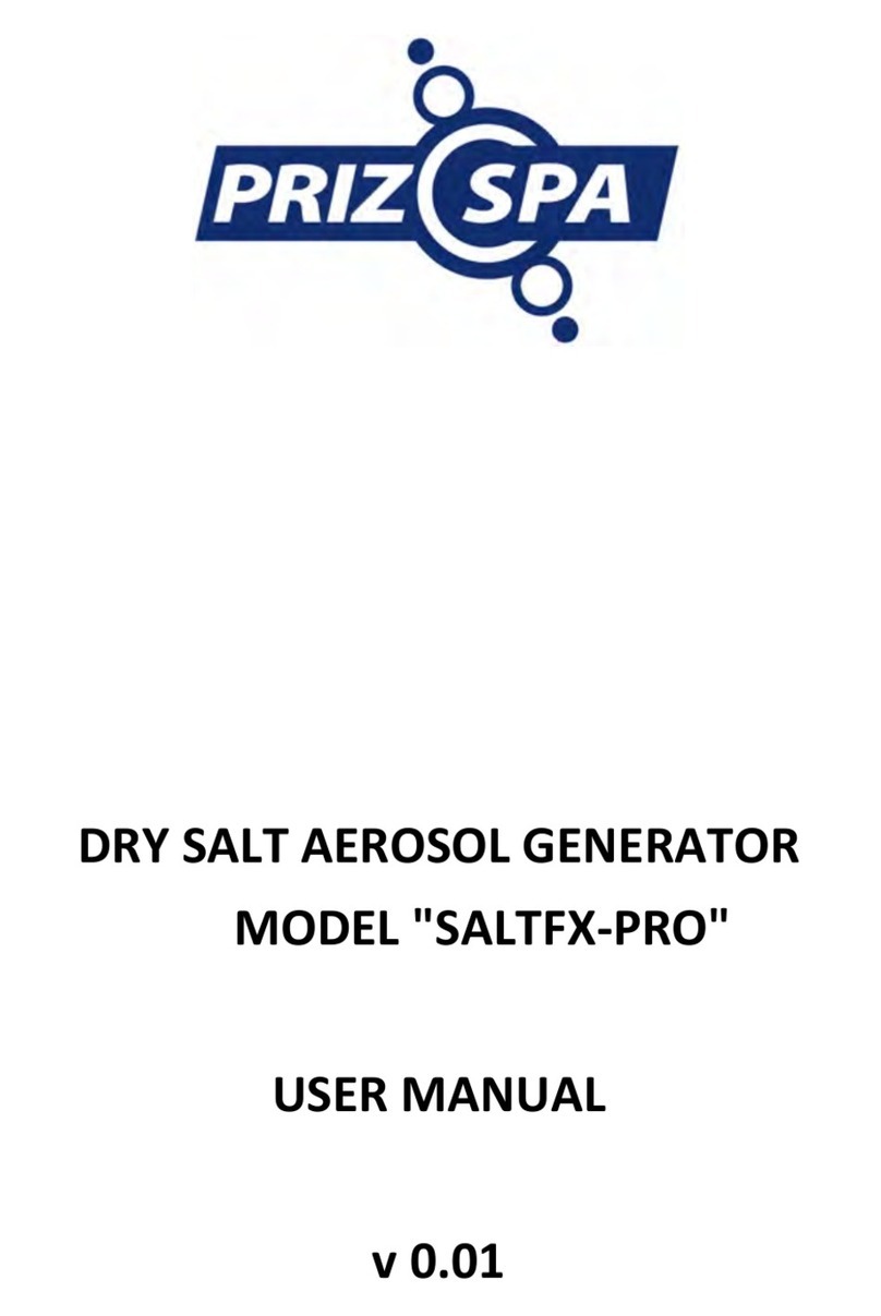 Prizma PRIZSPA SALTFX-PRO user manual
