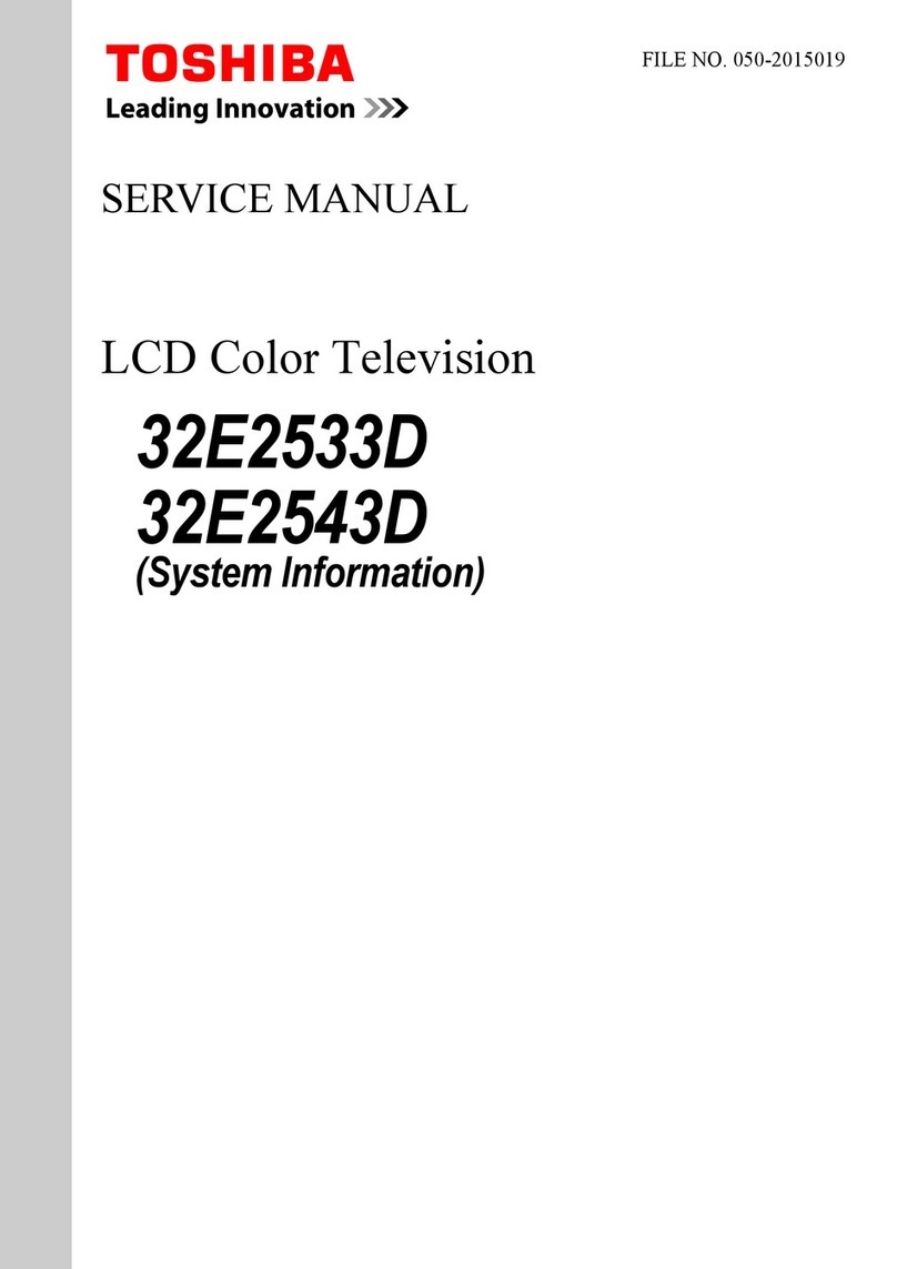 Toshiba 32E2533D User manual
