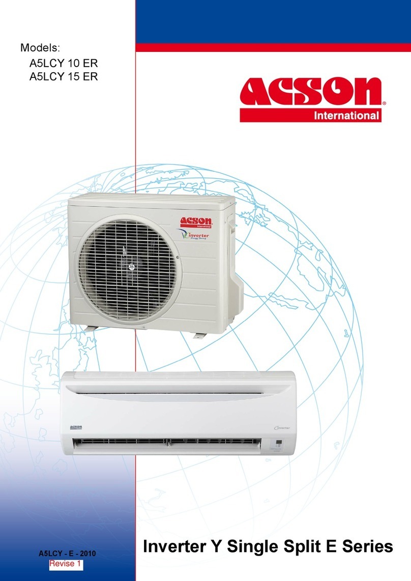 Acson E series User manual Acson E series User manual