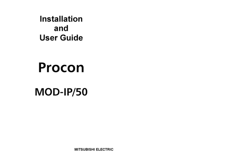 Mitsubishi Electric Procon MOD-IP/50 User manual