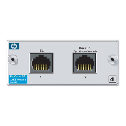 HP ProCurve Networking J8454A User manual