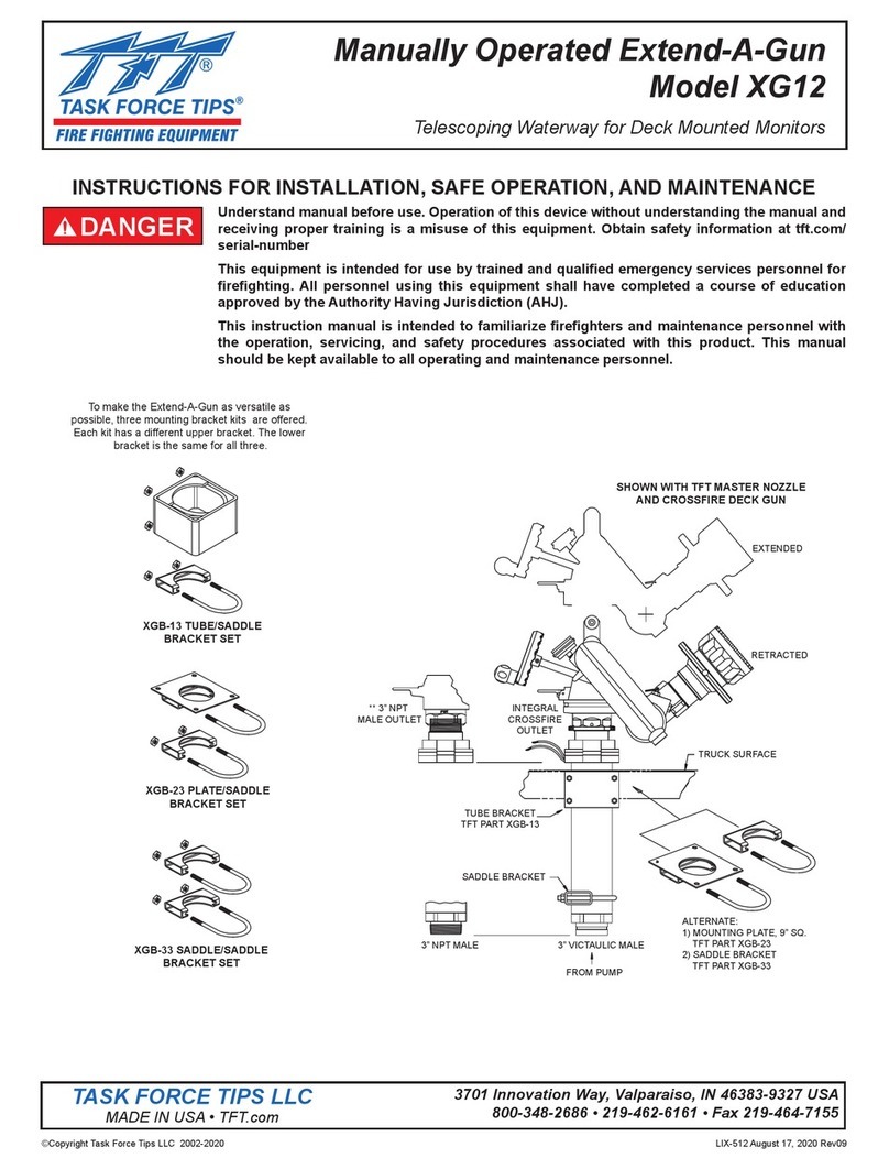 Task Force Tips Extend-A-Gun XG12 Instructions for installation, safe operation and maintenance