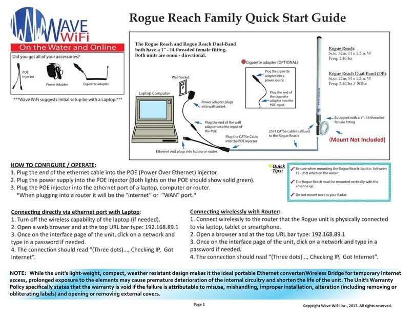 Wave wifi Rogue Reach Series quick start guide