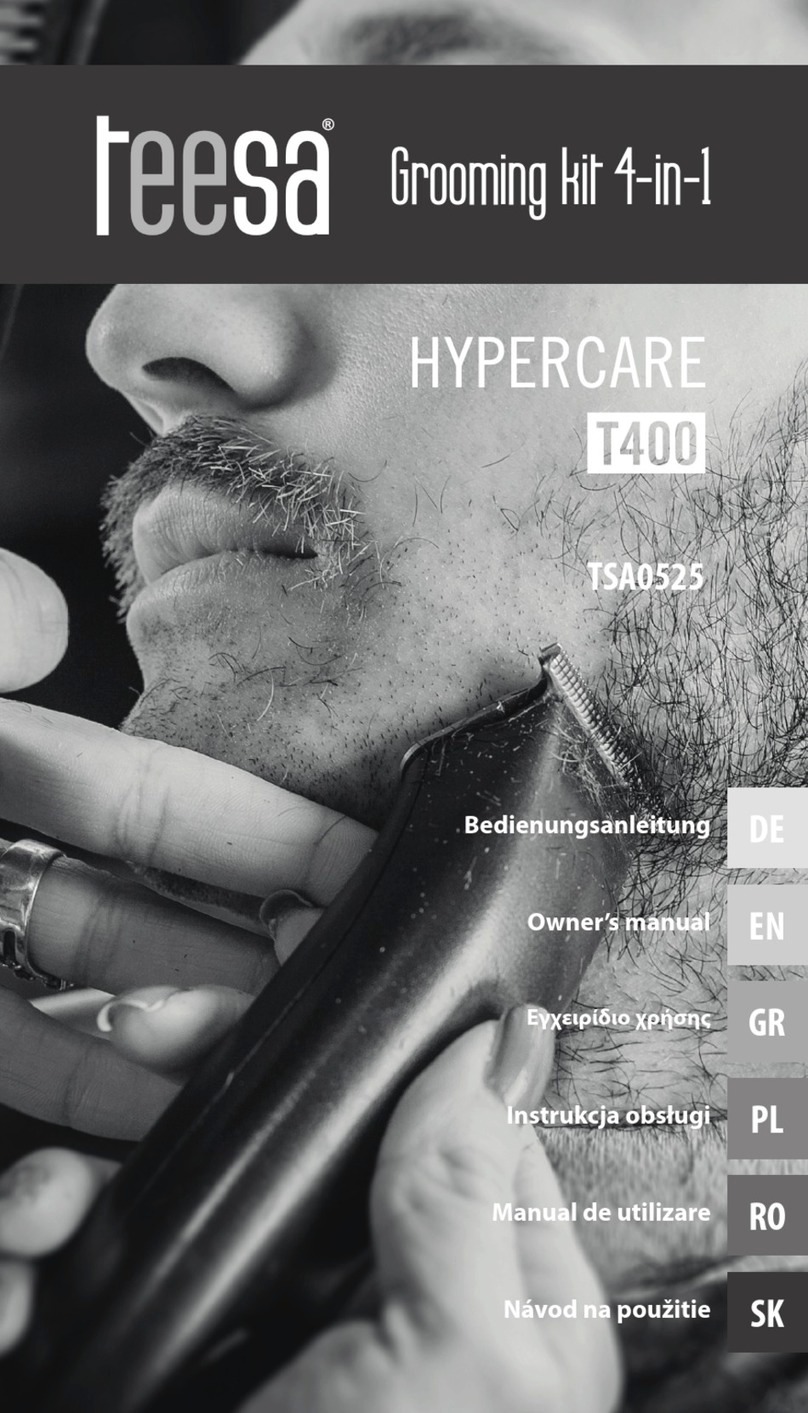 Teesa HYPERCARE T400 owner's manual