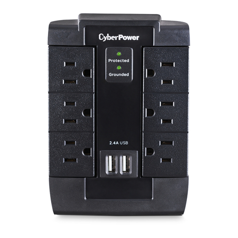 CyberPower CSP600WSU User manual