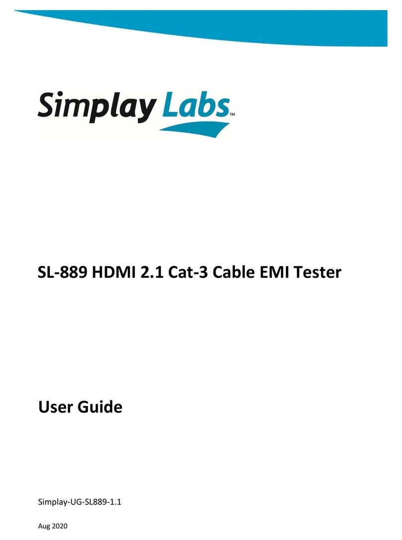 Simplay Labs SL-889 User manual