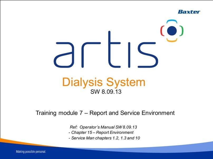 baxter artis User manual