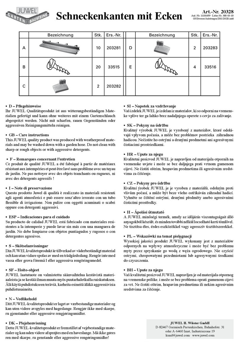 juwel 20328 Assembly instructions