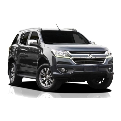 HOLDEN RG Trailblazer 2019 User manual