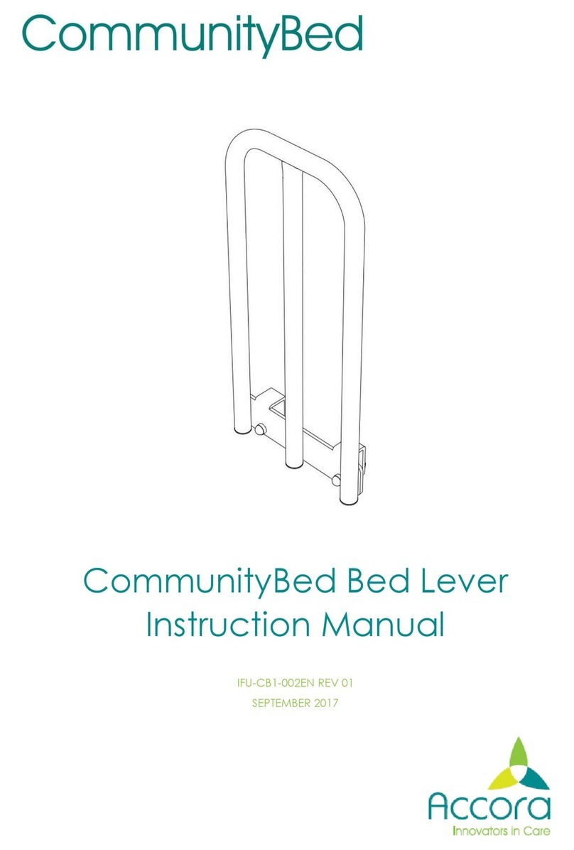 Accora CommunityBed Bed Lever instruction manual