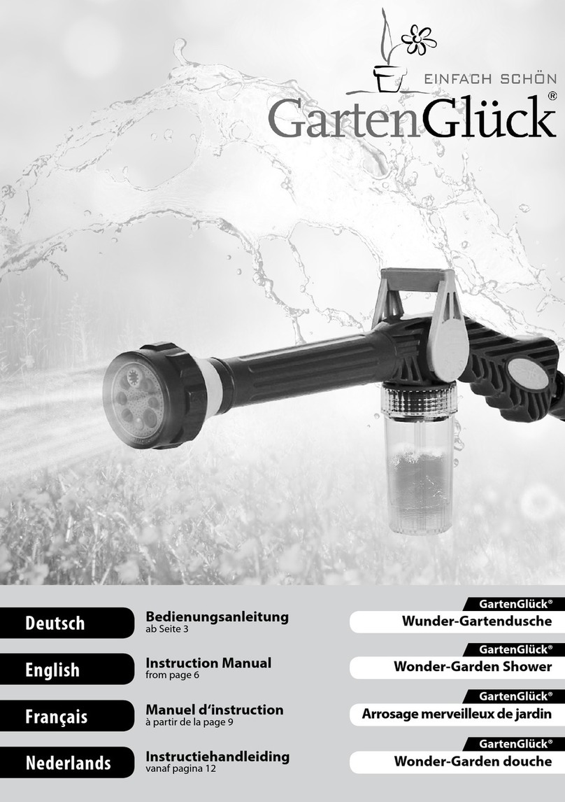GartenGluck Wonder-Garden Shower instruction manual