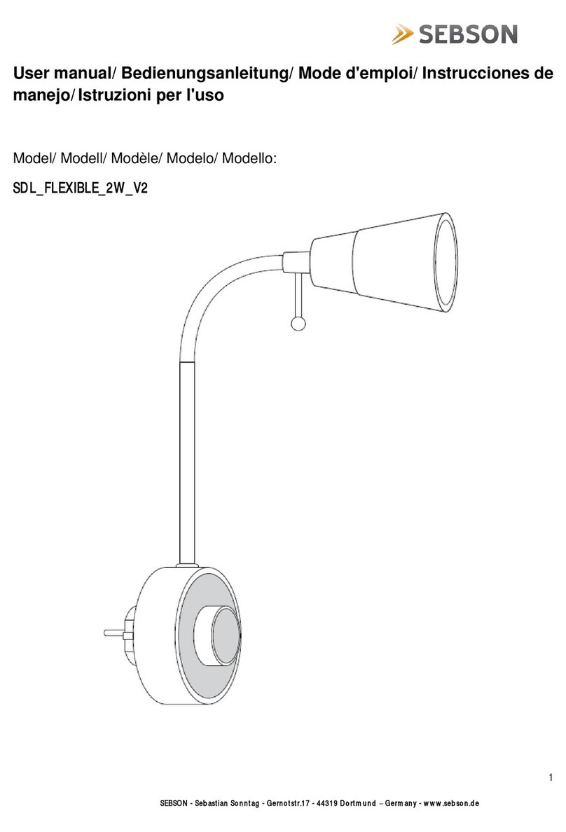 SEBSON SDL FLEXIBLE 2W V2 User manual
