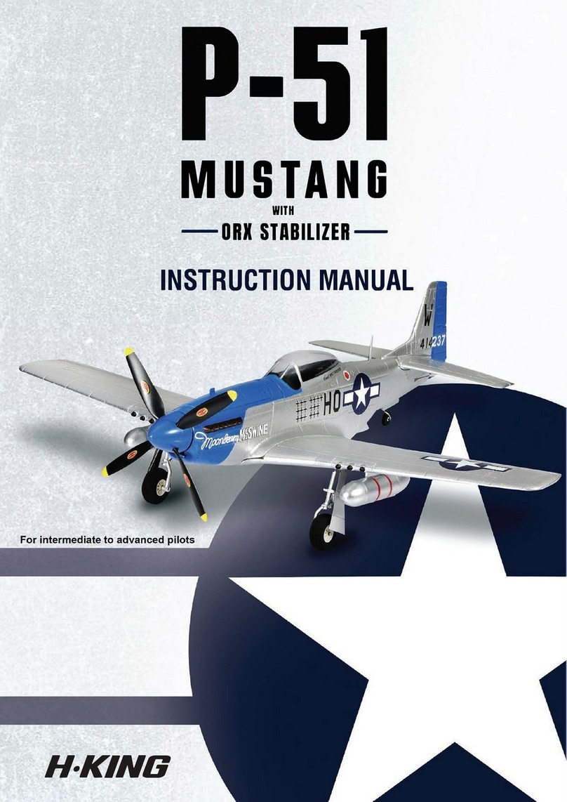 H-KING P-51 Mustang User manual