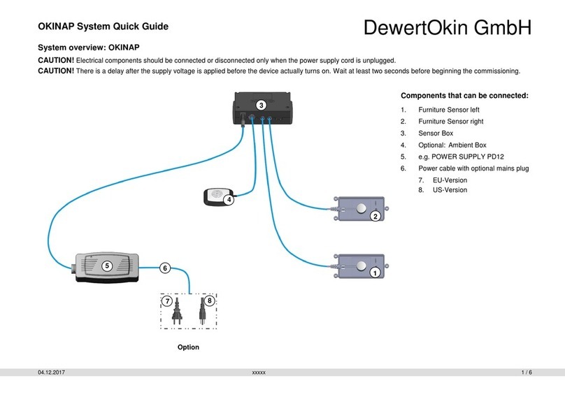 dewert okin OKINAP System quick guide