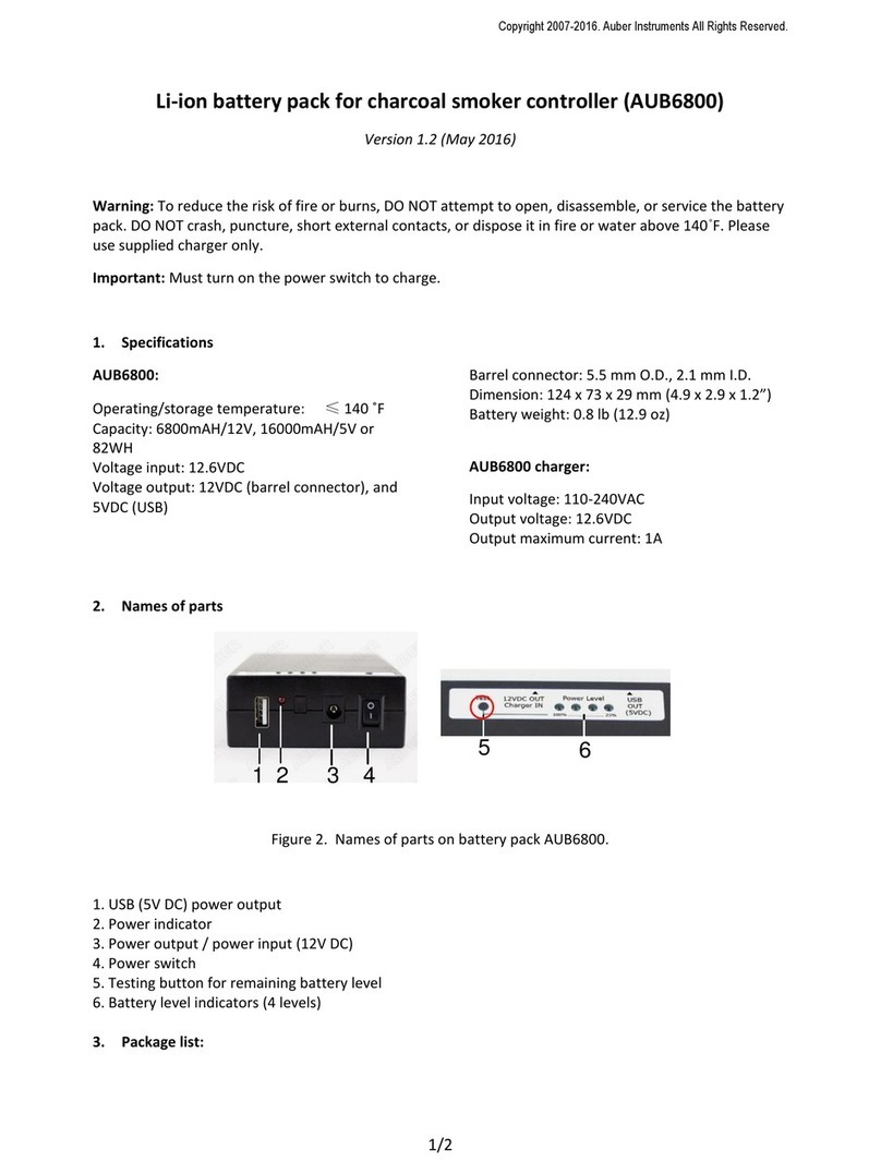Auber Instruments Auber AUB manual