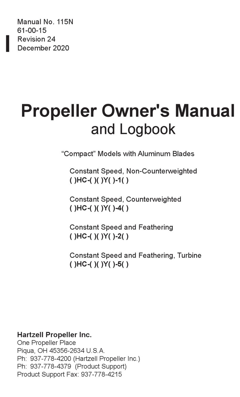 Hartzell HC-Y-1 Series Owner's Manual and Logbook