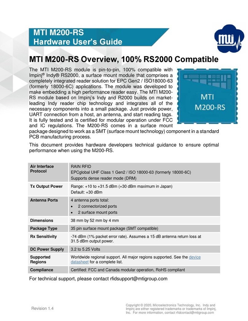 M-TI M200-RS Hardware user's guide