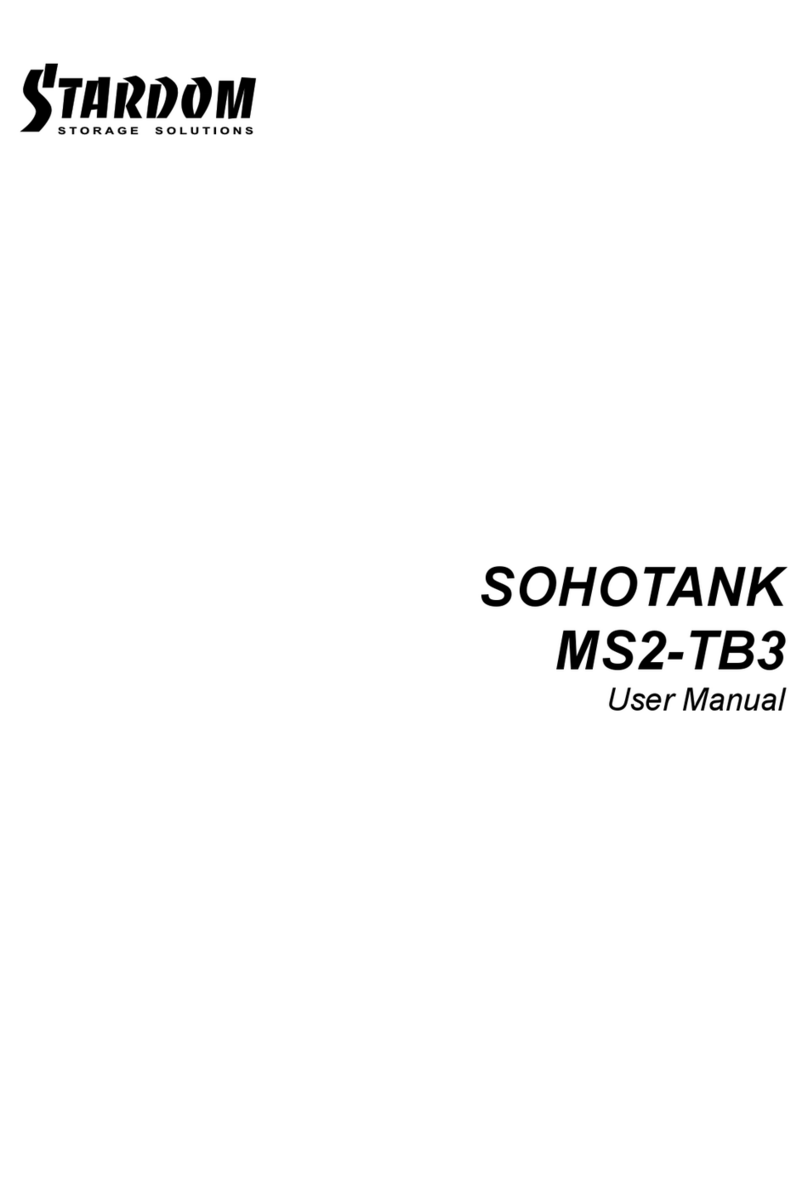 Stardom SOHOTANK MS2-TB3 user manual