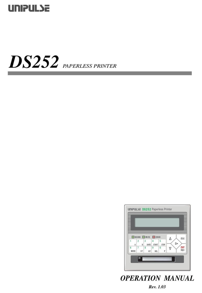 Unipulse DS252 User manual