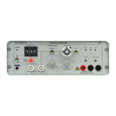 NPI ISO-STIM 01B Operating instructions and system description NPI ISO-STIM 01B Operating instructions and system description