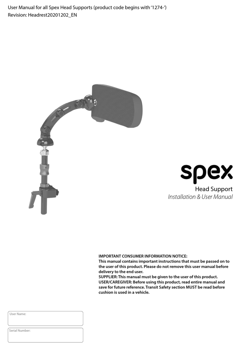 SPEX Head Support user manual
